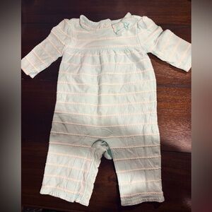 Janie and Jack Mint Green Baby Romper